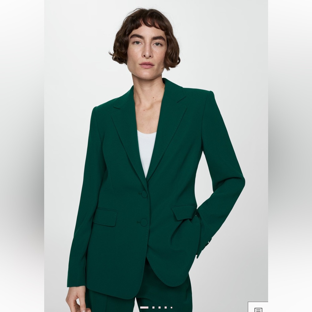 Mango Teal Blazer